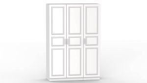 НАБОР МЕБЕЛИ МАРСЕЛЬ-1 МР 01-01 В-3 (МДФ БЕЛЫЙ СОФТ) Ш1500 В2160 Г580