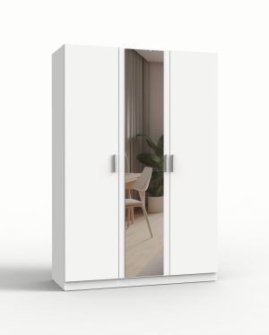 НАБОР МЕБЕЛИ МАРСЕЛЬ-2 МР 01-02 (ЛДСП БЕЛЫЙ ПРЕМИУМ) Ш1500 В2160 Г580