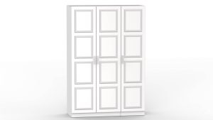 НАБОР МЕБЕЛИ МАРСЕЛЬ-3 МР 01-03 В-4 (МДФ БЕЛЫЙ СОФТ) Ш1500 В2160 Г580