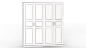 НАБОР МЕБЕЛИ МАРСЕЛЬ-5 МР 01-05 В-3 (МДФ БЕЛЫЙ СОФТ) Ш2000 В2160 Г580