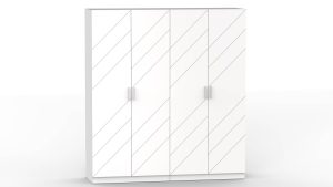 НАБОР МЕБЕЛИ МАРСЕЛЬ-7 МР 01-07 MN (МДФ БЕЛЫЙ СОФТ) Ш2000 В2160 Г580