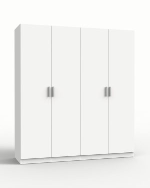 НАБОР МЕБЕЛИ МАРСЕЛЬ-7 МР 01-07 (ЛДСП БЕЛЫЙ ПРЕМИУМ) Ш2000 В2160 Г580