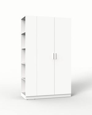 НАБОР МЕБЕЛИ МАРСЕЛЬ-11 МР 01-11 (ЛДСП БЕЛЫЙ ПРЕМИУМ) Ш1300 В2160 Г580