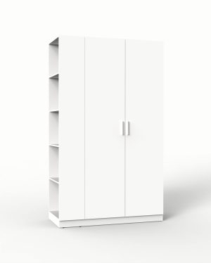 НАБОР МЕБЕЛИ МАРСЕЛЬ-12 МР 01-12 (ЛДСП БЕЛЫЙ ПРЕМИУМ) Ш1300 В2160 Г580