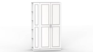 НАБОР МЕБЕЛИ МАРСЕЛЬ-13 МР 01-13 В-2 (МДФ БЕЛЫЙ СОФТ) Ш1300 В2160 Г580