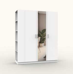 НАБОР МЕБЕЛИ МАРСЕЛЬ-25 МР 01-25 (ЛДСП БЕЛЫЙ ПРЕМИУМ) Ш1800 В2160 Г580