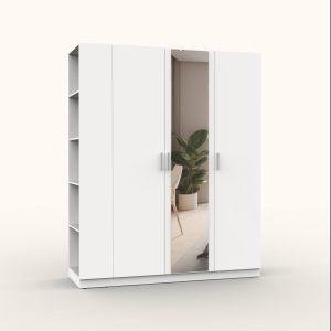 НАБОР МЕБЕЛИ МАРСЕЛЬ-26 МР 01-26 (ЛДСП БЕЛЫЙ ПРЕМИУМ) Ш1800 В2160 Г580