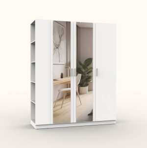 НАБОР МЕБЕЛИ МАРСЕЛЬ-29 МР 01-29 (ЛДСП БЕЛЫЙ ПРЕМИУМ) Ш1800 В2160 Г580