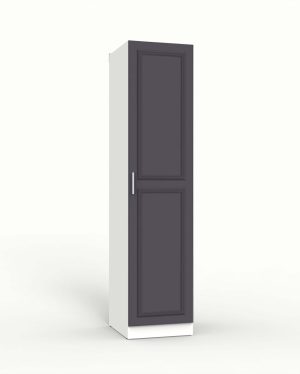 ШКАФ РАСПАШНОЙ МАРСЕЛЬ МР 05 В-2 (МДФ ГРАФИТ СОФТ) Ш500 В2160 Г420