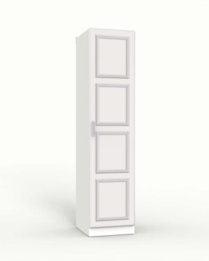 ШКАФ РАСПАШНОЙ МАРСЕЛЬ МР 05 В-4 (МДФ БЕЛЫЙ СОФТ) Ш500 В2160 Г420