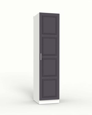 ШКАФ РАСПАШНОЙ МАРСЕЛЬ МР 04 В-4 (МДФ ГРАФИТ СОФТ) Ш500 В2160 Г580