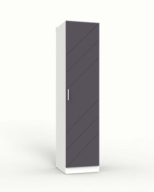 ШКАФ РАСПАШНОЙ МАРСЕЛЬ МР 05 MN (МДФ ГРАФИТ СОФТ) Ш500 В2160 Г420