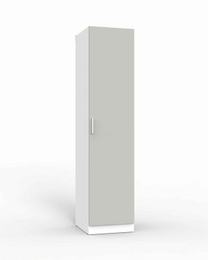 ШКАФ РАСПАШНОЙ МАРСЕЛЬ МР 02 L1 (ЛДСП ШИНШИЛЛА СЕРАЯ) Ш500 В2160 Г580