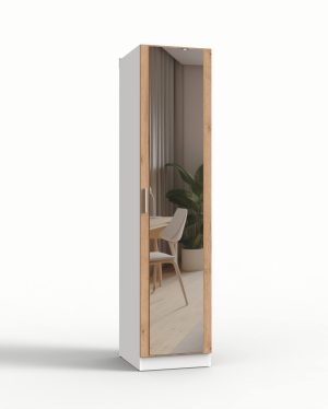 ШКАФ РАСПАШНОЙ МАРСЕЛЬ МР 02 L2 (ЛДСП ДУБ КРАФТ ЗОЛОТОЙ) Ш500 В2160 Г580