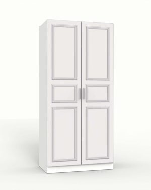 ШКАФ РАСПАШНОЙ МАРСЕЛЬ МР 09 В-3 (МДФ БЕЛЫЙ СОФТ) Ш1000 В2160 Г580