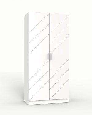 ШКАФ РАСПАШНОЙ МАРСЕЛЬ МР 09 MN (МДФ БЕЛЫЙ СОФТ) Ш1000 В2160 Г580