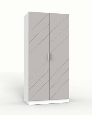 ШКАФ РАСПАШНОЙ МАРСЕЛЬ МР 09 MN (МДФ ЛУНА СОФТ) Ш1000 В2160 Г580