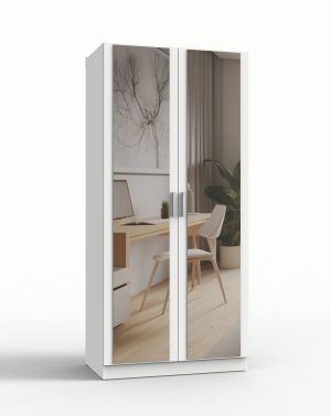 ШКАФ РАСПАШНОЙ МАРСЕЛЬ МР 06 L3 (ЛДСП БЕЛЫЙ ПРЕМИУМ) Ш1000 В2160 Г580