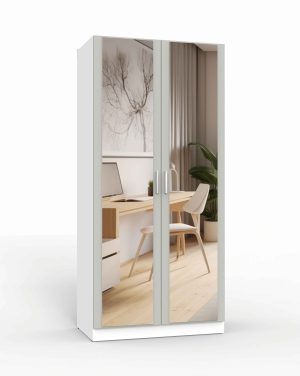 ШКАФ РАСПАШНОЙ МАРСЕЛЬ МР 08 L3 (ЛДСП ШИНШИЛЛА СЕРАЯ) Ш1000 В2160 Г580