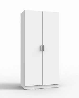 ШКАФ РАСПАШНОЙ МАРСЕЛЬ МР 08 L1 (ЛДСП БЕЛЫЙ ПРЕМИУМ) Ш1000 В2160 Г580