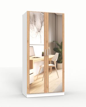 ШКАФ РАСПАШНОЙ МАРСЕЛЬ МР 08 L3 (ЛДСП ДУБ КРАФТ ЗОЛОТОЙ) Ш1000 В2160 Г580