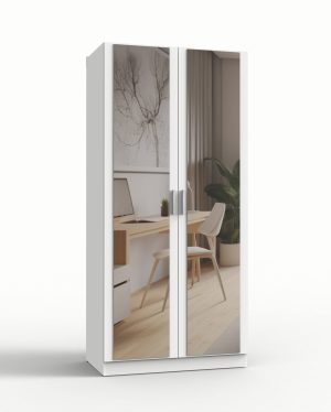 ШКАФ РАСПАШНОЙ МАРСЕЛЬ МР 09 L3 (ЛДСП БЕЛЫЙ ПРЕМИУМ) Ш1000 В2160 Г580