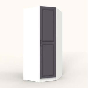 ШКАФ РАСПАШНОЙ МАРСЕЛЬ МР 10 В-2 (МДФ ГРАФИТ СОФТ) Ш1000 В2160 Г580