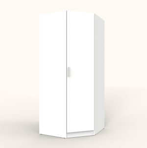 ШКАФ РАСПАШНОЙ МАРСЕЛЬ МР 10 L1 (ЛДСП БЕЛЫЙ ПРЕМИУМ) Ш930 В2160 Г930