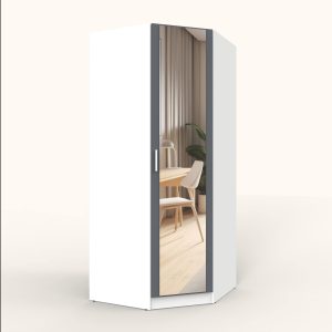 ШКАФ РАСПАШНОЙ МАРСЕЛЬ МР 10 L2 (ЛДСП ГРАФИТ СЕРЫЙ) Ш930 В2160 Г930