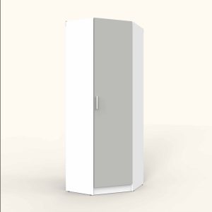 ШКАФ РАСПАШНОЙ МАРСЕЛЬ МР 11 L1 (ЛДСП ШИНШИЛЛА СЕРАЯ) Ш770 В2160 Г770