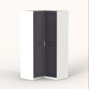 ШКАФ РАСПАШНОЙ МАРСЕЛЬ МР 12 В-2 (МДФ ГРАФИТ СОФТ) Ш1000 В2160 Г580