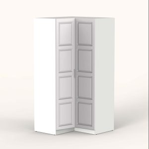 ШКАФ РАСПАШНОЙ МАРСЕЛЬ МР 12 В-4 (МДФ БЕЛЫЙ СОФТ) Ш1000 В2160 Г580