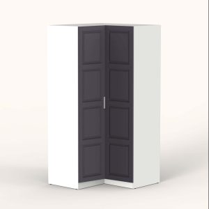 ШКАФ РАСПАШНОЙ МАРСЕЛЬ МР 12 В-4 (МДФ ГРАФИТ СОФТ) Ш1000 В2160 Г580