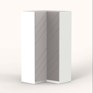 ШКАФ РАСПАШНОЙ МАРСЕЛЬ МР 12 MN (МДФ ЛУНА СОФТ) Ш1000 В2160 Г580