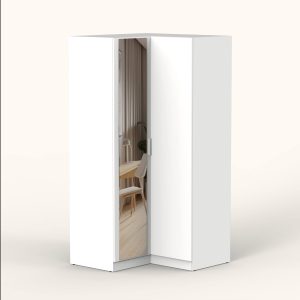 ШКАФ РАСПАШНОЙ МАРСЕЛЬ МР 12 L2 (ЛДСП БЕЛЫЙ ПРЕМИУМ) Ш1080 В2160 Г1080