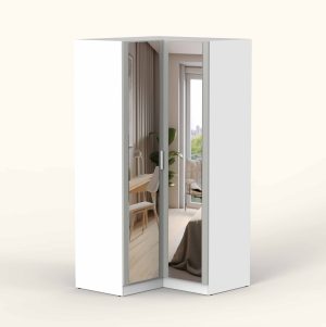 ШКАФ РАСПАШНОЙ МАРСЕЛЬ МР 12 L3 (ЛДСП ШИНШИЛЛА СЕРАЯ) Ш1080 В2160 Г1080