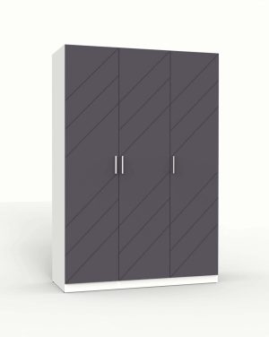 НАБОР МЕБЕЛИ МАРСЕЛЬ-1 МР 01-01 MN (МДФ ГРАФИТ СОФТ) Ш1500 В2160 Г580