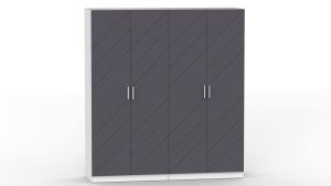 НАБОР МЕБЕЛИ МАРСЕЛЬ-5 МР 01-05 MN (МДФ ГРАФИТ СОФТ) Ш2000 В2160 Г580