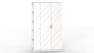 НАБОР МЕБЕЛИ МАРСЕЛЬ-12 МР 01-12 MN (МДФ БЕЛЫЙ СОФТ) Ш1300 В2160 Г580