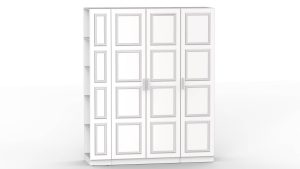 НАБОР МЕБЕЛИ МАРСЕЛЬ-23 МР 01-23 В-4 (МДФ БЕЛЫЙ СОФТ) Ш1800 В2160 Г580