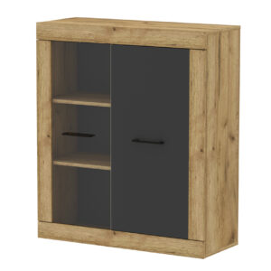 ШКАФ НАВЕСНОЙ LT-ШН1 (ДУБ ЗОЛОТОЙ/ АНТРАЦИТ) Ш900 В1035 Г350