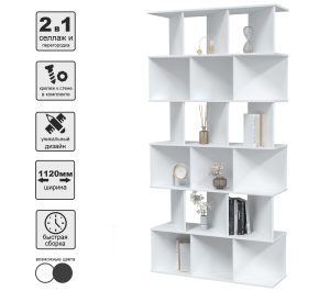 СТЕЛЛАЖ SKILL-31 (БЕЛЫЙ) Ш1120 В2217 Г352