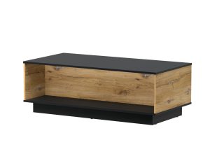 СТОЛ ЖУРНАЛЬНЫЙ QZ-СЖ1 (ДУБ НОКС/ ЧЕРНЫЙ) Ш1300 В450 Г650