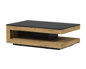 СТОЛ ЖУРНАЛЬНЫЙ QZ-СЖ2 (ДУБ НОКС/ ЧЕРНЫЙ) Ш1060 В362 Г680