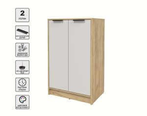 ТУМБА КТ-Т64 (ДУБ ЗОЛОТОЙ ЛДСП/ ПЕРСИДСКИЙ ЖЕМЧУГ ЛДСП) Ш636 В1020 Г451