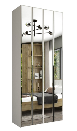 ШКАФ СЕРИИ ЛАЙН ЛН-2D.560.04(2Z/2Z), БОДЕГА БЕЛЫЙ