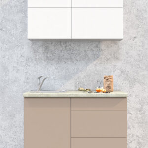 ГОТОВАЯ КУХНЯ МАТТЕ SOFT-TOUCH 1,1А (БЕЛЫЙ/ ЛУНА)