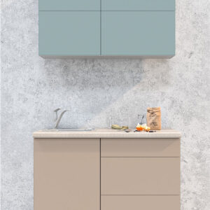 ГОТОВАЯ КУХНЯ МАТТЕ SOFT-TOUCH 1,1А (ЛУНА/ ОКЕАН)