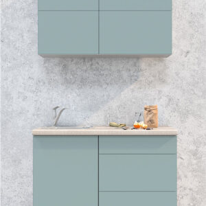 ГОТОВАЯ КУХНЯ МАТТЕ SOFT-TOUCH 1,1А (ОКЕАН/ ОКЕАН)