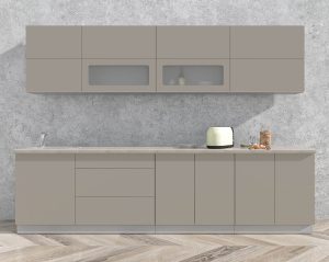 ГОТОВАЯ КУХНЯ МАТТЕ SOFT-TOUCH 3,0А (ЛУНА/ ЛУНА)